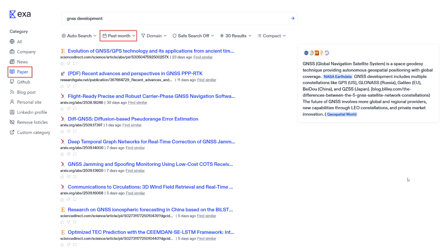 exa search result1
